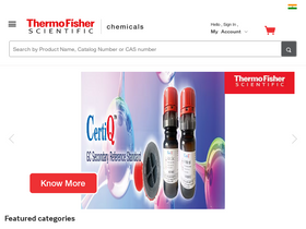 'thermofisher.in' screenshot