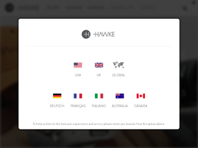'hawkeoptics.com' screenshot