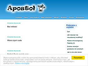 'apostol.pl' screenshot