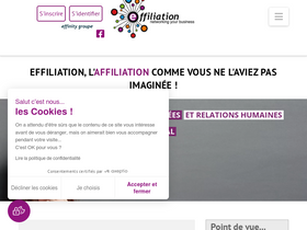 'effiliation.com' screenshot