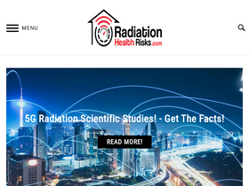 'radiationhealthrisks.com' screenshot