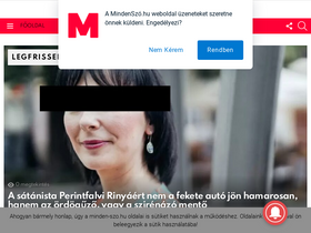 'mindenszo.hu' screenshot