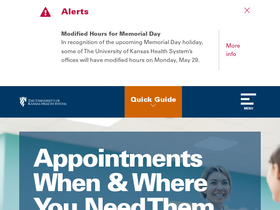 'kansashealthsystem.com' screenshot