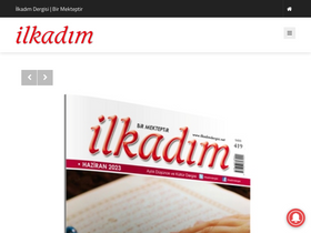 'ilkadimdergisi.net' screenshot