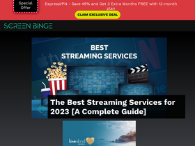 'screenbinge.com' screenshot