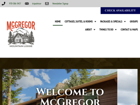 mcgregormountainlodge.com