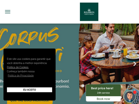 'bourbon.com.br' screenshot
