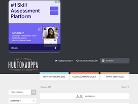 'konkurssihuutokauppa.fi' screenshot