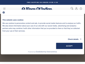 'kingsofindigo.com' screenshot