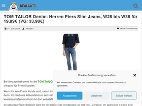 'dealgott.de' screenshot