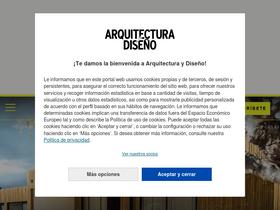 'arquitecturaydiseno.es' screenshot