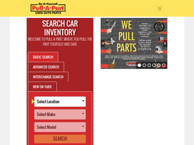 'pullapart.com' screenshot
