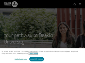'deakincollege.edu.au' screenshot