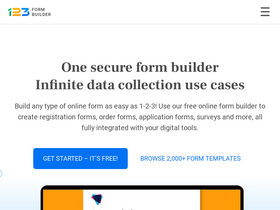 '123formbuilder.com' screenshot