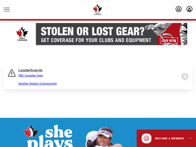 'golfcanada.ca' screenshot