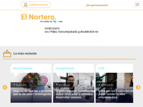 'elnortero.cl' screenshot