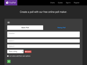 'youpoll.me' screenshot