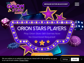 'orionstarsplayers.com' screenshot