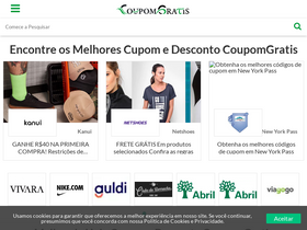'coupomgratis.com.br' screenshot