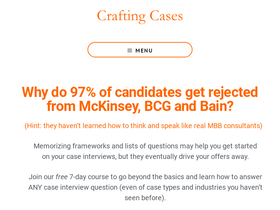 'craftingcases.com' screenshot
