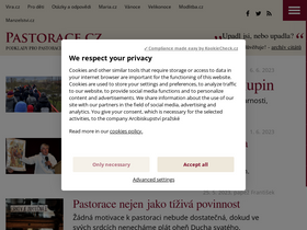 'pastorace.cz' screenshot