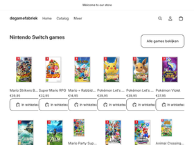 degamefabriek.nl homepage screenshot