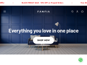 Famfia website screenshot