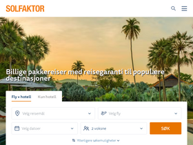 'solfaktor.no' screenshot