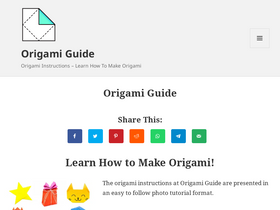 'origami.guide' screenshot