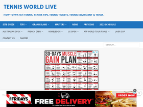 'tennisworldlive.com' screenshot