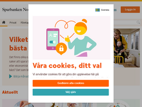 'sparbankennord.se' screenshot
