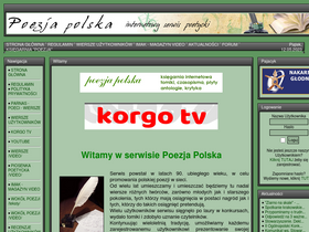 'poezja-polska.pl' screenshot