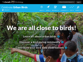 'celebrateurbanbirds.org' screenshot