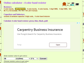 'kiloohm.info' screenshot