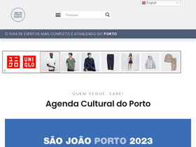 'agendaculturalporto.org' screenshot