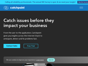 'catchpoint.com' screenshot