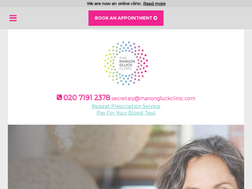 'mariongluckclinic.com' screenshot