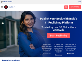 'notionpress.com' screenshot