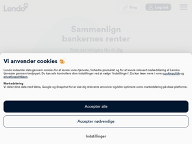 'lendo.dk' screenshot