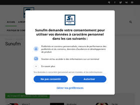 'sunufm.com' screenshot