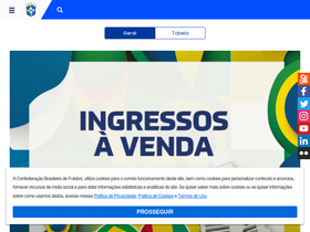 'cbf.com.br' screenshot