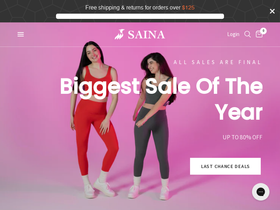 sainania.com homepage screenshot