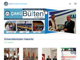 'ortakdersler.karatekin.edu.tr' screenshot