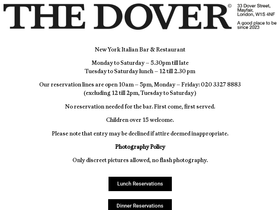 thedoverrestaurant.com