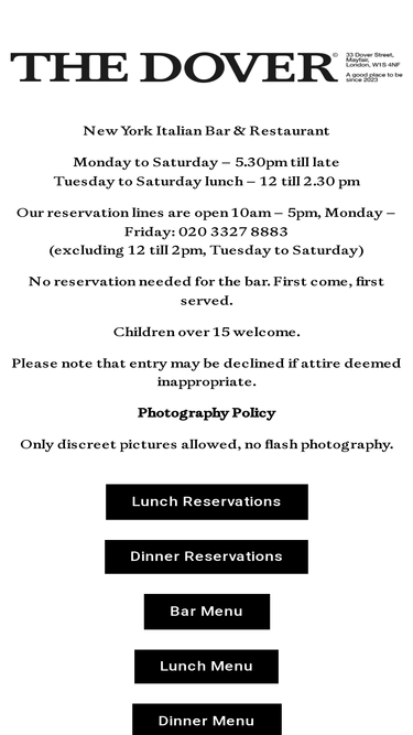 thedoverrestaurant.com