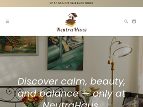 NeutraHaus website screenshot