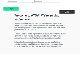 'atdw-online.com.au' screenshot
