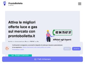 'prontobolletta.it' screenshot
