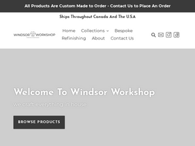 windsorworkshop.com homepage screenshot