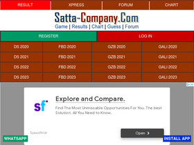 'satta-company.com' screenshot